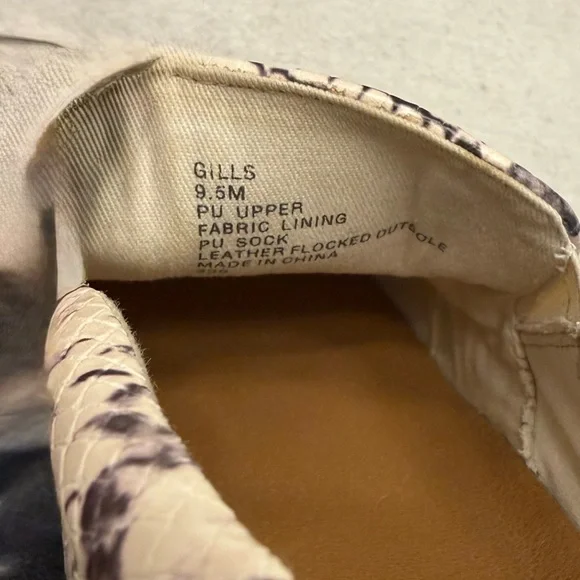 Steve Madden Gills Snakeskin Slip‑On Platform Sneakers Women’s 9.5M Casual - Picture 6 of 7